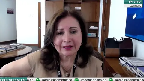 Jeanette S&aacute;nchez, representante del Banco de Desarrollo de Am&eacute;rica Latina y el Caribe (CAF) en Bolivia.