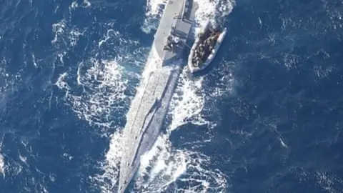 Submarino con droga.