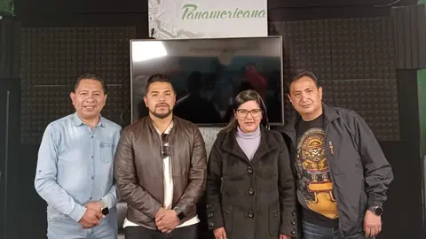 De izquierda a derecha: Jos&eacute; Luis Flores, Mauricio Taboada, Lissa Claros y Amilcar Barral.