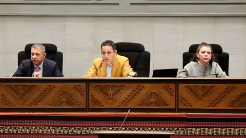 Edman Lara en la Asamblea Legislativa (Foto: Radio Panamericana)