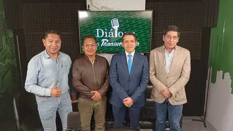 De izquierda a derecha: Jos&eacute; Luis Flores, Jorge Silva, Yamil Garc&iacute;a y Bernado Wayar.