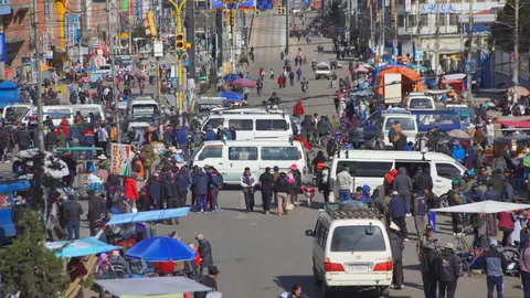 Paro de transporte La Paz.