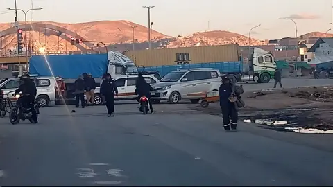 Bloqueos en Oruro (Foto: RRSS)