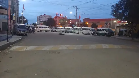 Bloqueos en Oruro (Foto: RRSS)