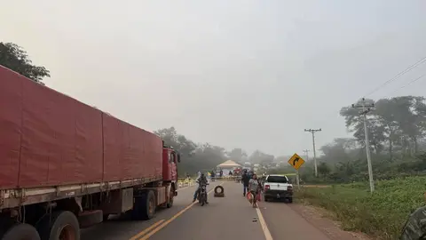 Bloqueos San Ignacio. Imagen referencial.