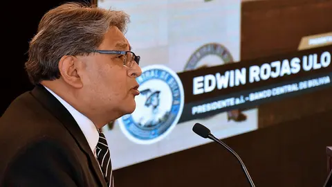Edwin Rojas, expresidente BCB.
