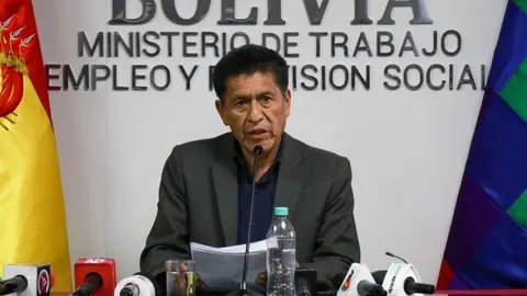 Edgar Morales, ministro de trabajo.