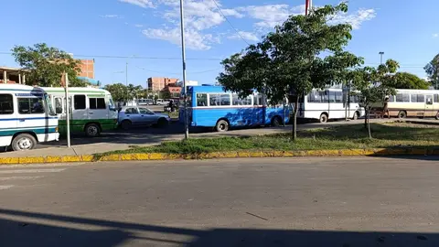 Bloqueo ruta Santa Cruz-Sucre.