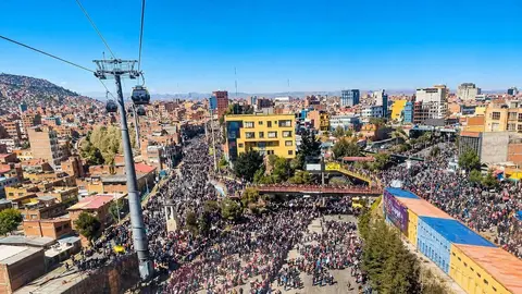 Bloqueos en El Alto (Foto: RRSS)