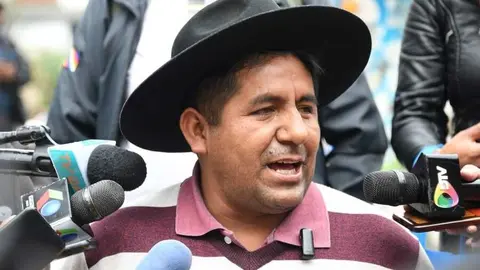 Mario Se&ntilde;a, exdirigente de la CSUTCB (Foto: La Voz de Tarija)