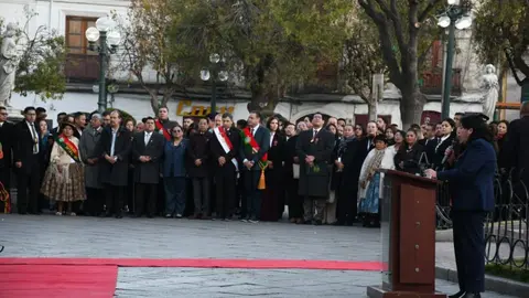 Acto por La Paz.