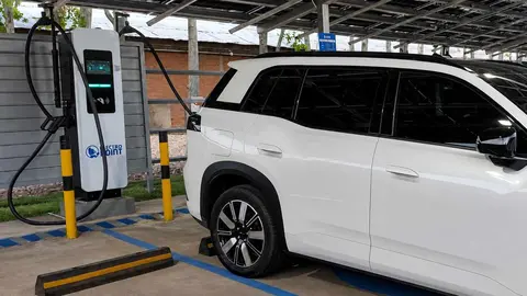 Punto de carga para veh&iacute;culos el&eacute;ctricos (Foto: Huawei)