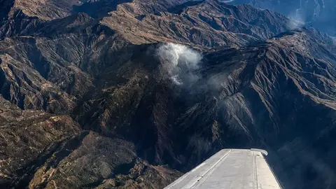 Incendios en Tarija (Foto: Ministerio de Defensa, optimizada por Panamericana)