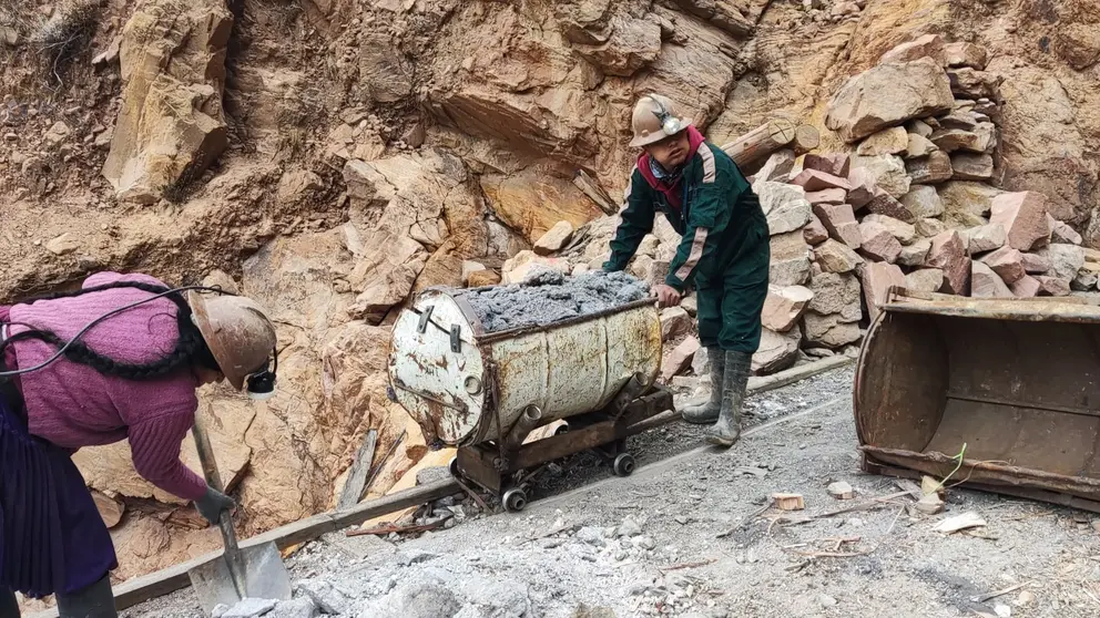 Miner&iacute;a en Oruro. (Foto: ABI).