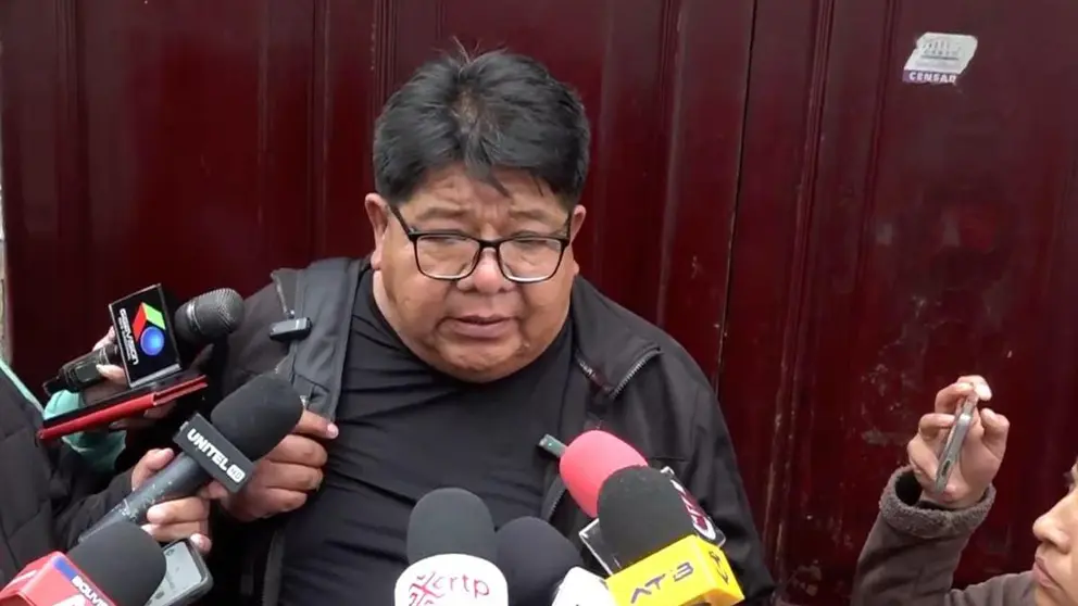 Dirigente de la Federaci&oacute;n de Choferes de La Paz, Edson Valdez. Foto: RRSS