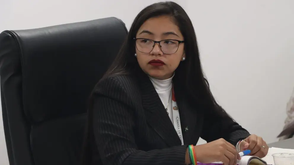 Lucero Justiniano, diputada de Alianza LIBRE. (Foto: Paola Peters).