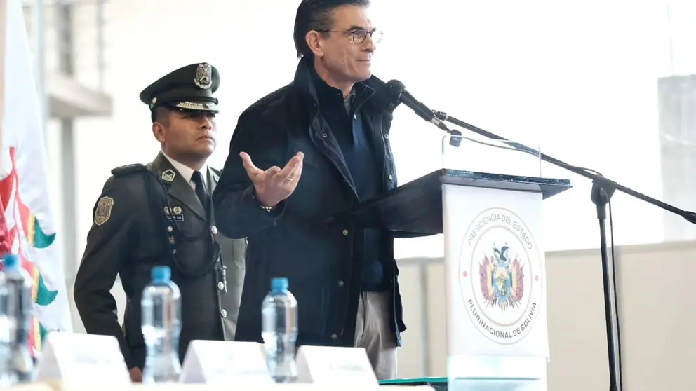 Presidente Rodrigo Paz en el Consejo Econ&oacute;mico y Social (Foto: Rodrigo Paz Pereira)
