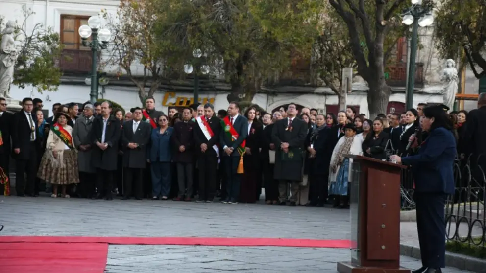 Acto por La Paz.