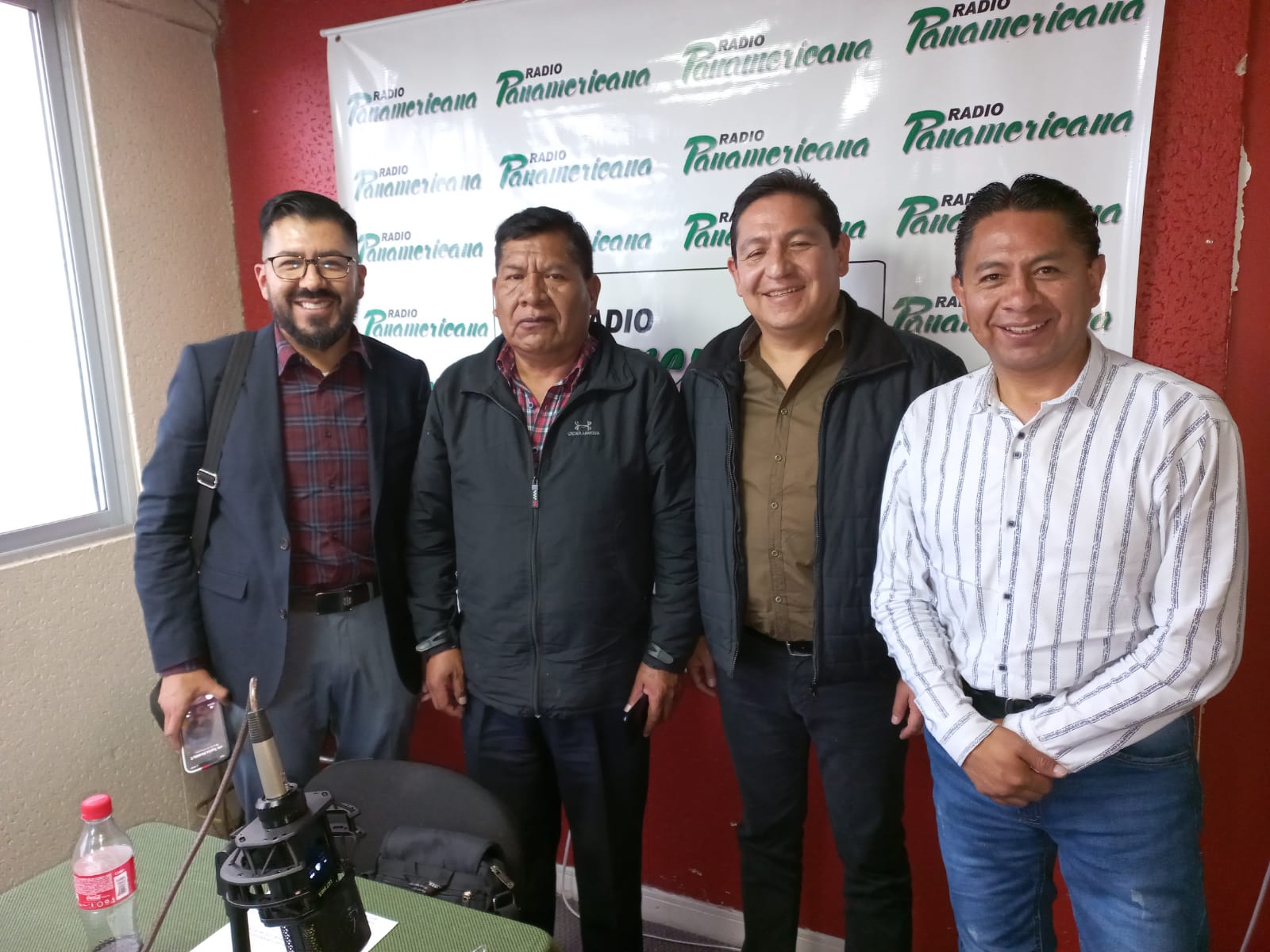 De izquierda a derecha: José Pedro Ugarte, Roberto de la Cruz, José Luis Bedregal y José Luis Flores.