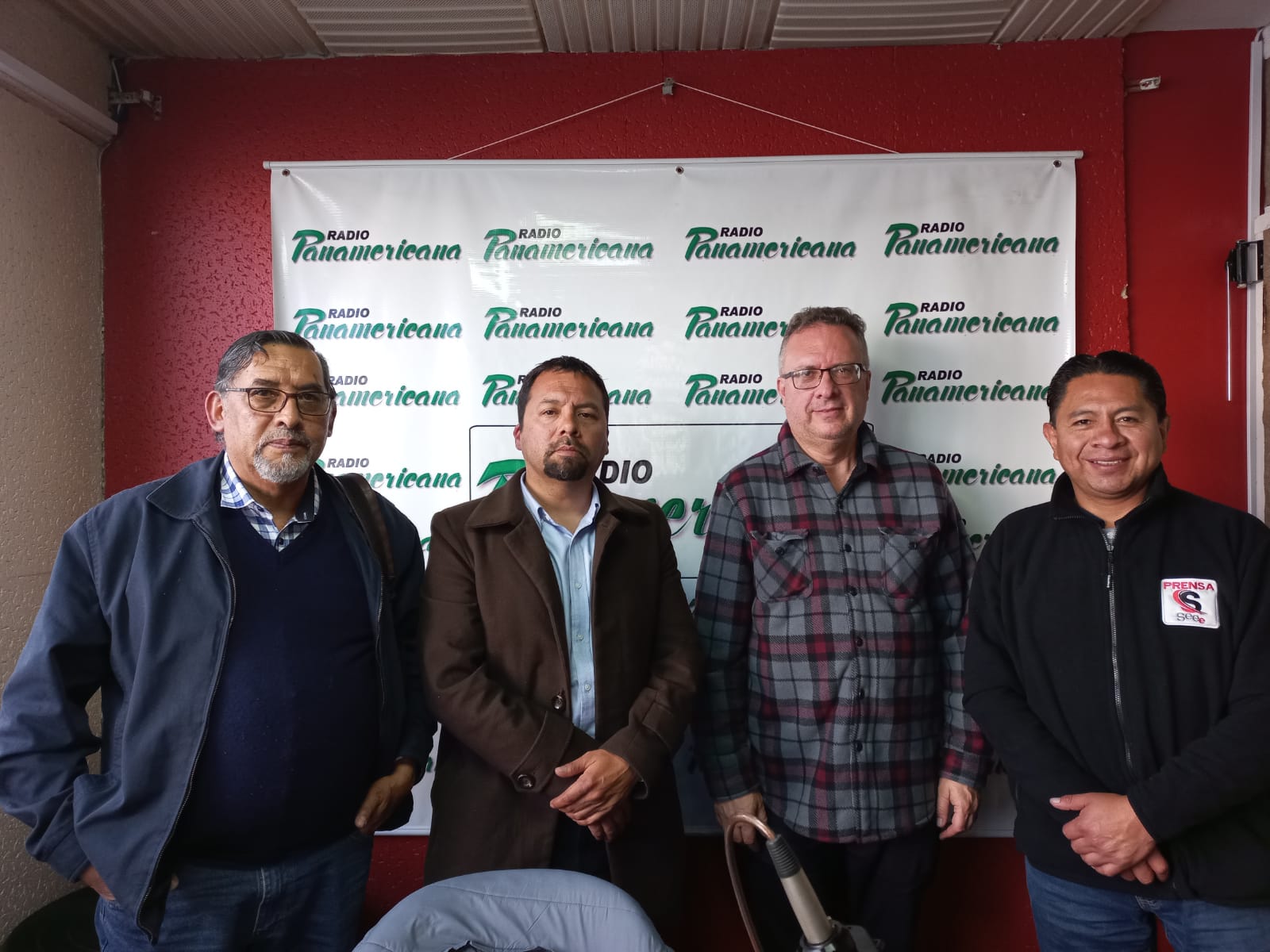 De izquierda a derecha: Héctor Hinojosa, Joshua Bellott, Carlos Alarcón y José Luis Flores.