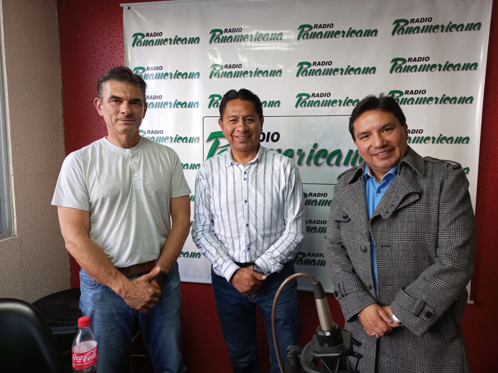De izquierda a derecha: Rodrigo Paz, José Luis Flores y Marcelo Silva.