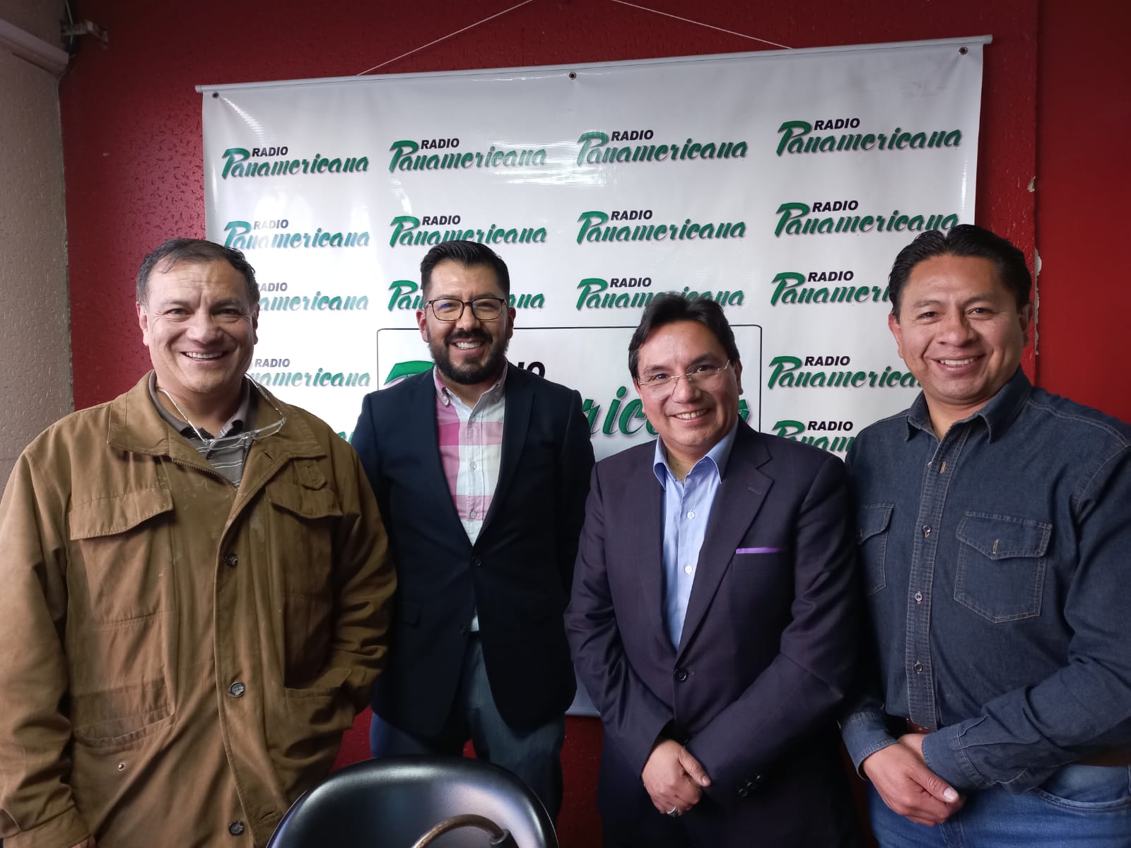 De izquierda a derecha: Frankñin Pareja, José Pedro Ugarte, Marcelo Silva y José Luis Flores.
