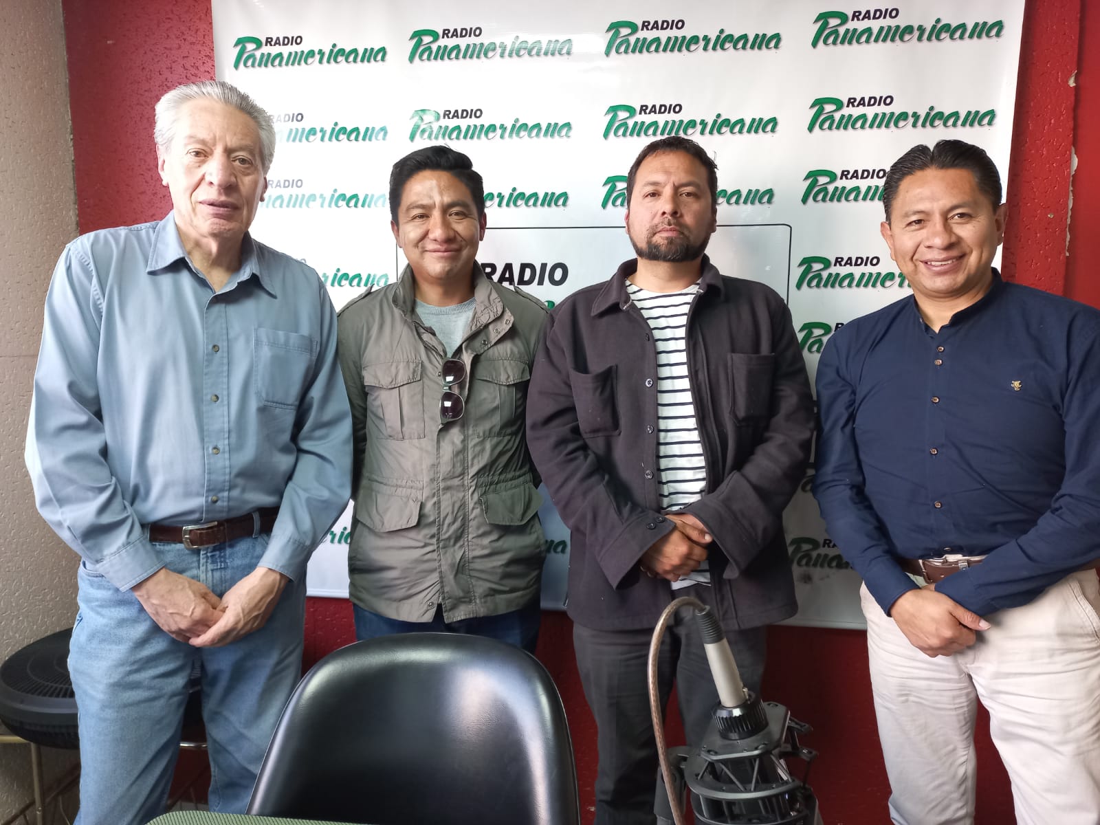 De izquierda a derecha: Carlos Borht, Marcelo Arequipa, Joshua Bellott y José Luis Flores.