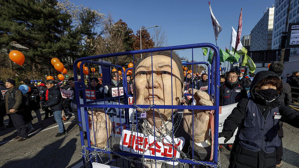 Manifestación contra Yoo Suk Yeol. (Foto. RTVE).